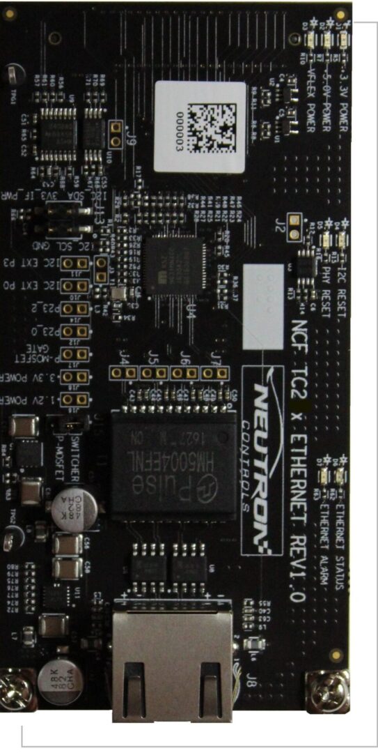 A close up of the electronic board of a computer