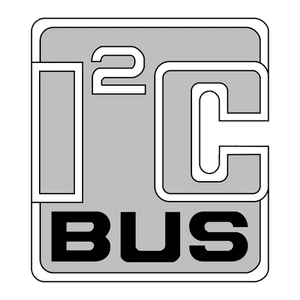 A gray square with the words i 2 c bus written in it.